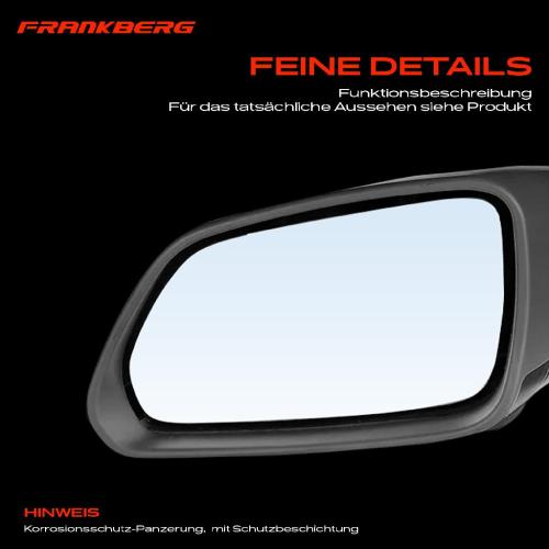 Frankberg 1x Außenspiegel Links für VW Polo 9A 9N 9A2 9A4 9A6 9N2 2005-2012 Bild Frankberg 1x Außenspiegel Links für VW Polo 9A 9N 9A2 9A4 9A6 9N2 2005-2012