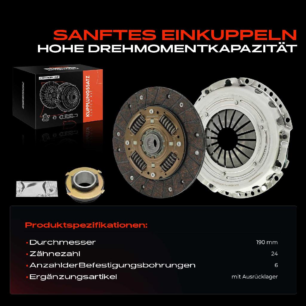 1x Kupplungssatz für Hyundai i10 PA i20 PB PBT KIA Picanto TA Rio III UB Rio III Stufenheck 1.2L