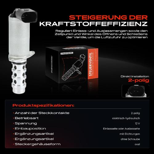 1x Steuerventil Nockenwellenverstellung für VW Polo 6C Audi A1 8X 2.0L Bild 1x Steuerventil Nockenwellenverstellung für VW Polo 6C Audi A1 8X 2.0L