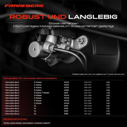 1x Hauptbremszylinder Bremszylinder für Mercedes-Benz W210 S210 W140 R129 2.8L-5.0L Bild 1x Hauptbremszylinder Bremszylinder für Mercedes-Benz W210 S210 W140 R129 2.8L-5.0L