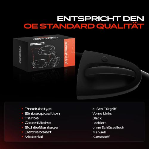 1x Türgriff Vorne Links außen für Smart Fortwo Cabrio Cabriolet Coupe 0.8L 1.0L 0.9L Bj ab 2007 Bild 1x Türgriff Vorne Links außen für Smart Fortwo Cabrio Cabriolet Coupe 0.8L 1.0L 0.9L Bj ab 2007