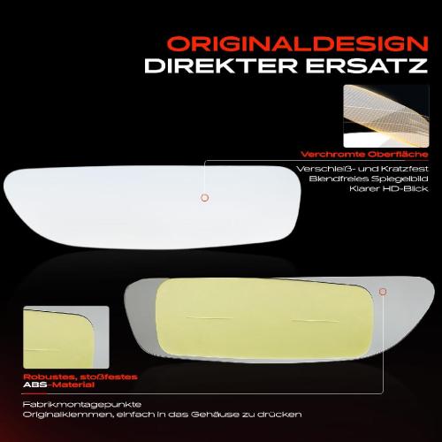 1x Spiegelglas Außenspiegel links für Fiat Doblo Cargo Opel Combo Kasten/MPV Bild 1x Spiegelglas Außenspiegel links für Fiat Doblo Cargo Opel Combo Kasten/MPV