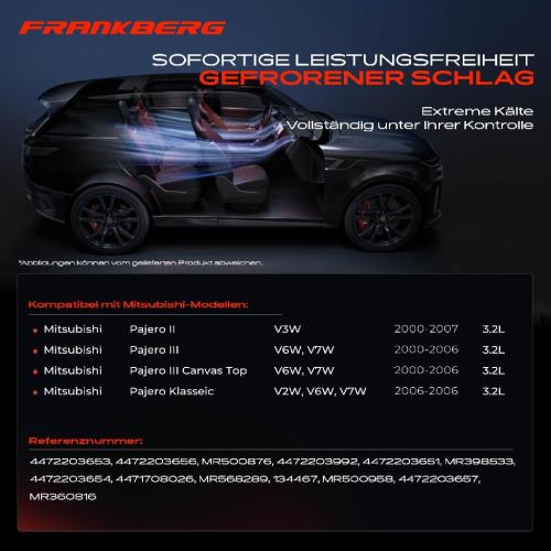 1x Klimakompressor für Mitsubishi Pajero II V3 W III V6W V7W Canvas Top 3.2L 2000-2007 Bild 1x Klimakompressor für Mitsubishi Pajero II V3 W III V6W V7W Canvas Top 3.2L 2000-2007