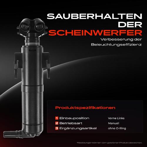 1x Scheinwerferreinigung Waschwasserdüse Vorne Links für BMW X1 E84 2012-2015 Bild 1x Scheinwerferreinigung Waschwasserdüse Vorne Links für BMW X1 E84 2012-2015