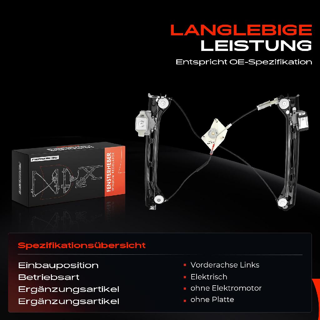 1x Fensterheber Vorne Links für VW Beetle 5C Schrägheck Cabriolet 12-16 5C5837461C