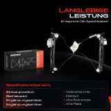 1x Fensterheber Vorne Links für VW Beetle 5C Schrägheck Cabriolet 12-16 5C5837461C