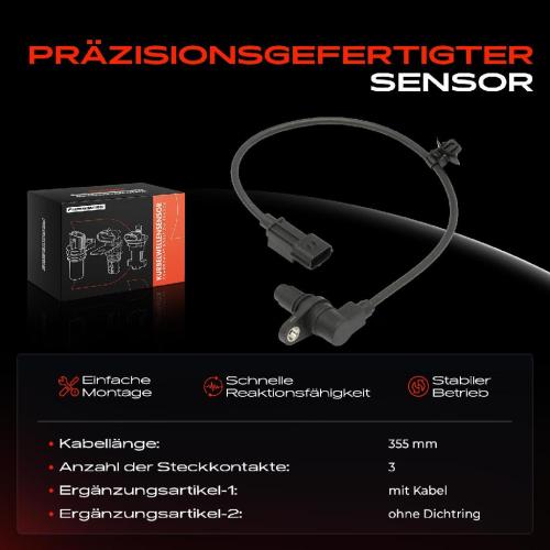 1x Kurbelwellensensor Impulsgeber für Hyundai i20 i30 GD KIA Cee'D CD Bild 1x Kurbelwellensensor Impulsgeber für Hyundai i20 i30 GD KIA Cee'D CD
