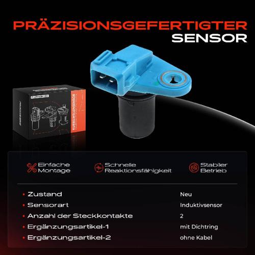 1x Nockenwellenposition Sensor für Ford Fiesta IV V Focus C-Max Focus II KA 1.2L 1.3L 1.4L 1.6L Bild 1x Nockenwellenposition Sensor für Ford Fiesta IV V Focus C-Max Focus II KA 1.2L 1.3L 1.4L 1.6L