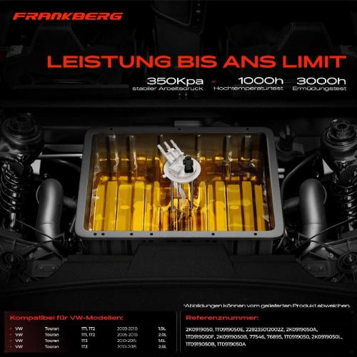 1x Kraftstoffpumpe für VW Touran 1T1 1T2 1T3 1.9L 2.0L 1.6L 2003-2015 Bild 1x Kraftstoffpumpe für VW Touran 1T1 1T2 1T3 1.9L 2.0L 1.6L 2003-2015