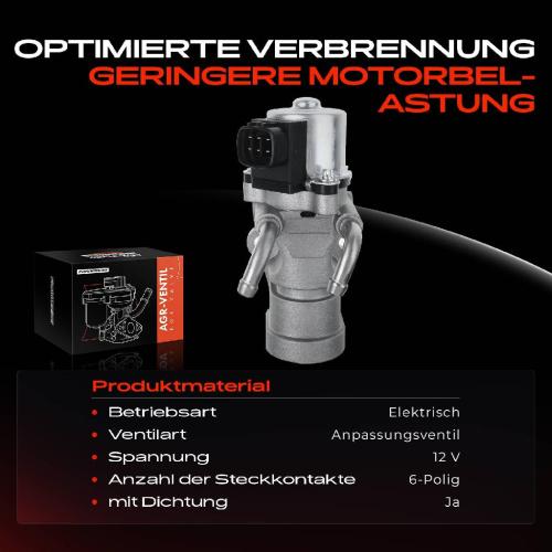 Frankberg 1x AGR-Ventil Abgasrückführungsventil für Toyota Avensis Verso M2 Previa R3 RAV 4 II A2 2.0L 2001-2006 Bild Frankberg 1x AGR-Ventil Abgasrückführungsventil für Toyota Avensis Verso M2 Previa R3 RAV 4 II A2 2.0L 2001-2006