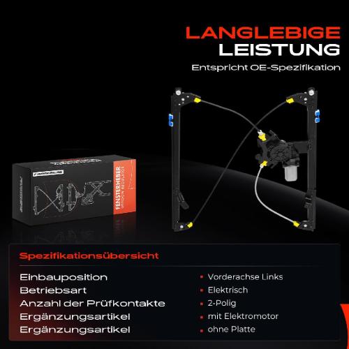 Frankberg 1x Fensterheber Vorne Links für Renault Clio III BR0/1 CR0/1 Bild Frankberg 1x Fensterheber Vorne Links für Renault Clio III BR0/1 CR0/1