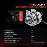 1x Lichtmaschine Generator für Renault Espace 4 Laguna Megane Latitude 2.0L 3.0L