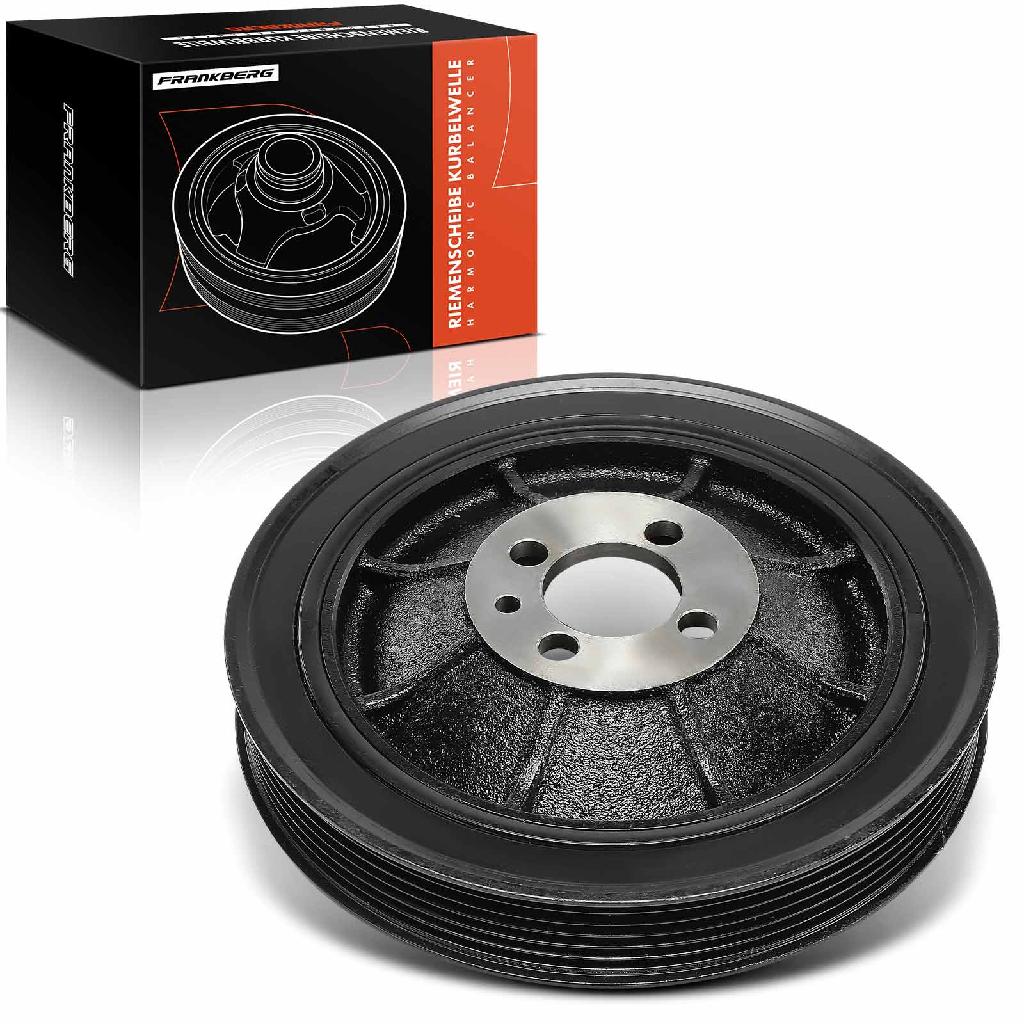Frankberg 1x Riemenscheibe Kurbelwelle für Opel Vectra C Z02 Fiat Bravo II Alfa Romeo Jeep