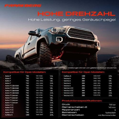 1x Servopumpe hydraulisch für Opel Astra F Calibra A Vectra A 1.4L 1.6L 1.8L 2.0L Bild 1x Servopumpe hydraulisch für Opel Astra F Calibra A Vectra A 1.4L 1.6L 1.8L 2.0L