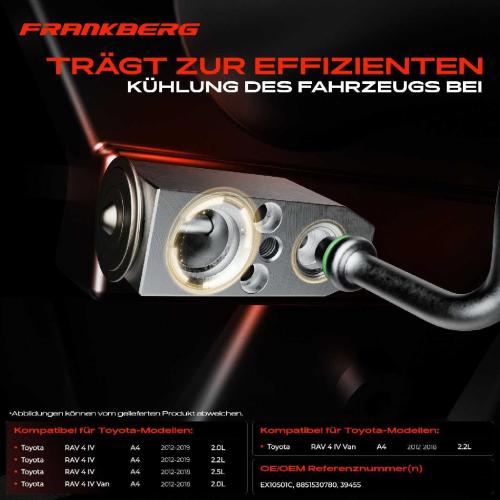 1x Expansionsventil Klimaanlage für Toyota RAV 4 IV Van A4 2.0L 2.5L 2012-2019 Bild 1x Expansionsventil Klimaanlage für Toyota RAV 4 IV Van A4 2.0L 2.5L 2012-2019