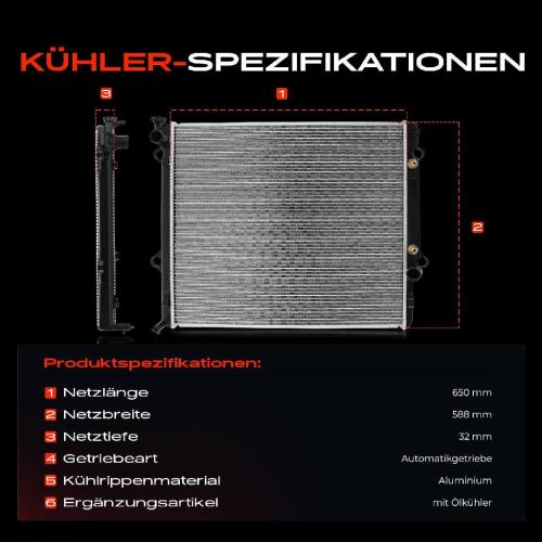 Frankberg 1x Kühler Wasserkühler Motorkühler für Land Cruiser Prado 2002-2009 3.0L Bild Frankberg 1x Kühler Wasserkühler Motorkühler für Land Cruiser Prado 2002-2009 3.0L