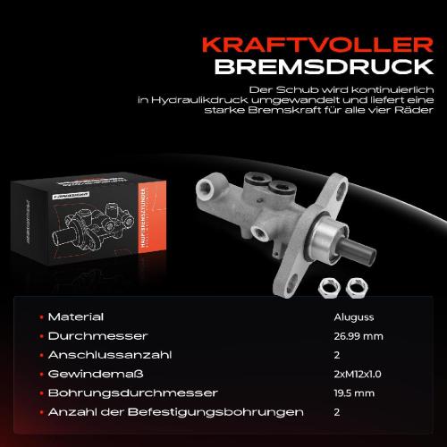 1x Hauptbremszylinder Bremszylinder für Audi Q7 Q7 Van 4LB 3.0L-6.0L Bild 1x Hauptbremszylinder Bremszylinder für Audi Q7 Q7 Van 4LB 3.0L-6.0L