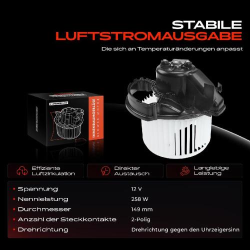 Frankberg 1x Gebläsemotor Innenraumgebläse für Fiat Bravo II Lancia Delta III Bild Frankberg 1x Gebläsemotor Innenraumgebläse für Fiat Bravo II Lancia Delta III