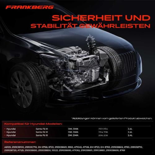 1x Motorlager Drehmomentstützlager Vorne für Hyundai Santa Fé 3 III DM DMA 2.4L Bild 1x Motorlager Drehmomentstützlager Vorne für Hyundai Santa Fé 3 III DM DMA 2.4L