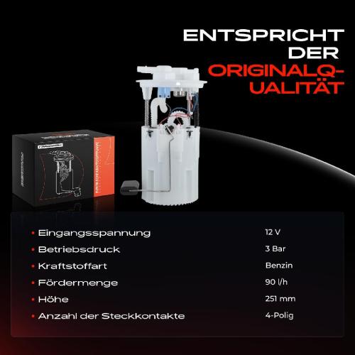 Frankberg 1x Kraftstoffpumpe für Toyota Avensis T25 Avensis Station Wagon Avensis Stufenheck 2.0L 2003-2008 Bild Frankberg 1x Kraftstoffpumpe für Toyota Avensis T25 Avensis Station Wagon Avensis Stufenheck 2.0L 2003-2008