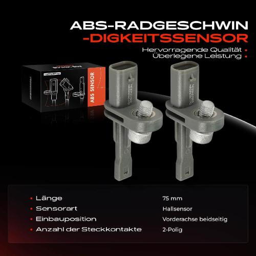 Frankberg 2x ABS Sensor Vorderachse beidseitig f r Citro n C4 III X DS DS3 Crossback Opel Grandland Peugeot 2008 II Bild Frankberg 2x ABS Sensor Vorderachse beidseitig f r Citro n C4 III X DS DS3 Crossback Opel Grandland Peugeot 2008 II