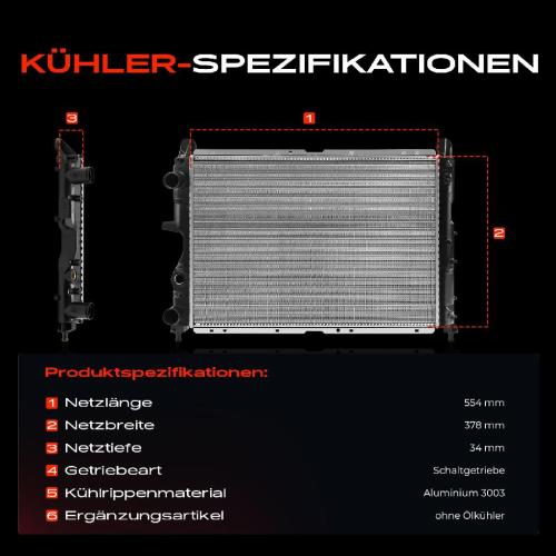 Frankberg 1x Kühler Wasserkühler Motorkühler für Fiat Coupe Lancia Dedra Delta Bild Frankberg 1x Kühler Wasserkühler Motorkühler für Fiat Coupe Lancia Dedra Delta