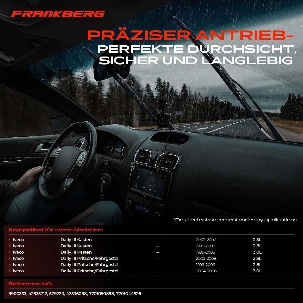 1x Wischermotor Scheibenwischermotor Vorne für Iveco Daily III Kasten Pritsche 1999-2007