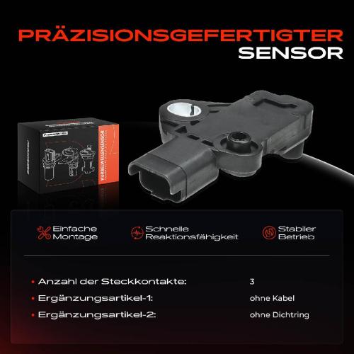 1x Kurbelwellensensor Impulsgeber für Citroën C4 C5 Ford Mondeo Peugeot Volvo 2.5L Bild 1x Kurbelwellensensor Impulsgeber für Citroën C4 C5 Ford Mondeo Peugeot Volvo 2.5L