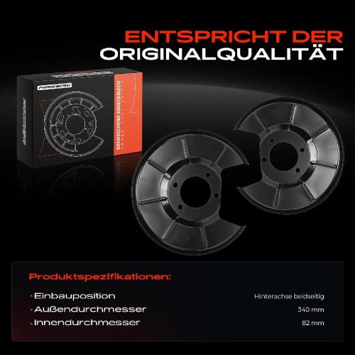 Frankberg 2x Ankerblech Bremsscheibe Hinterachse Beidseitig für Ford Galaxy WA6 Mondeo IV BA7 S-Max WA6 Bild Frankberg 2x Ankerblech Bremsscheibe Hinterachse Beidseitig für Ford Galaxy WA6 Mondeo IV BA7 S-Max WA6
