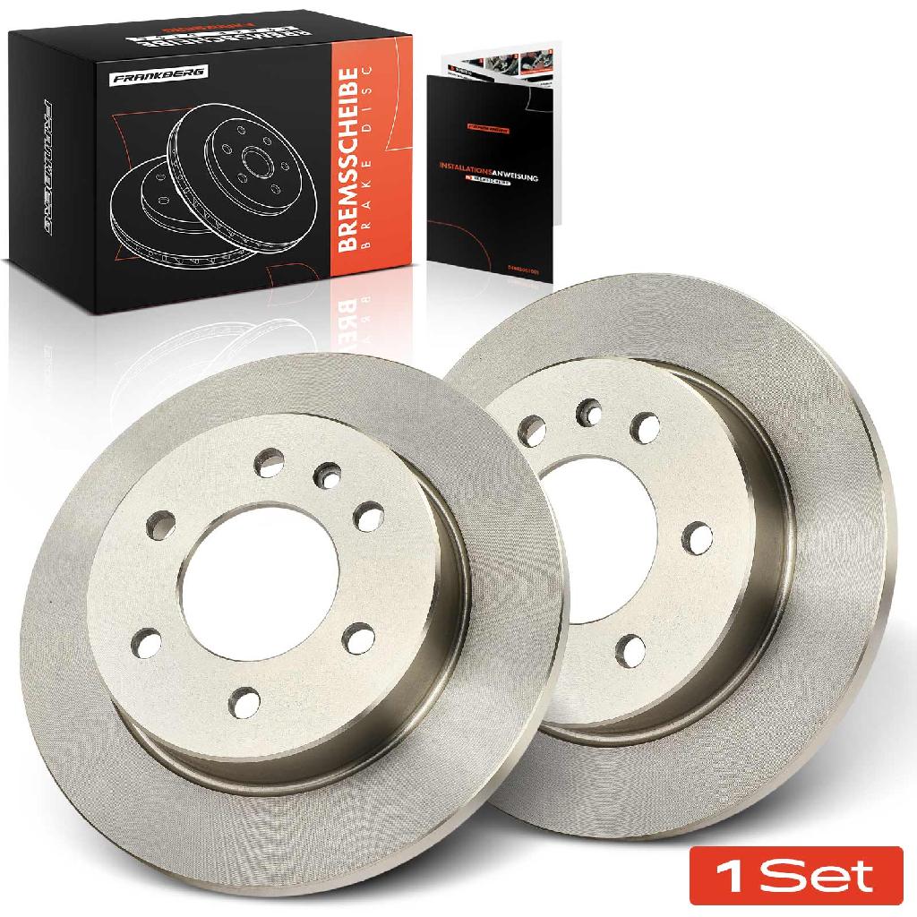 Frankberg 2x Bremsscheiben Hinterachse für Mercedes-Benz B907 B910 B907 B907 B910 B907 B910 Bj ab 2018