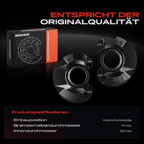 Frankberg 2x Ankerblech Bremsscheibe Vorderachse Beidseitig für KIA Picanto SA 1.0L 1.1L 2004-2011 Bild Frankberg 2x Ankerblech Bremsscheibe Vorderachse Beidseitig für KIA Picanto SA 1.0L 1.1L 2004-2011