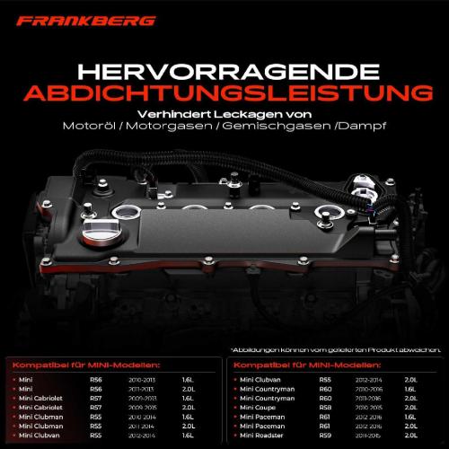 1x Ventildeckel Zylinderkopfhaube für MINI R55 R56 R57 R58 R59 R60 R61 Bild 1x Ventildeckel Zylinderkopfhaube für MINI R55 R56 R57 R58 R59 R60 R61