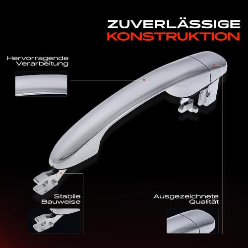 1x Türgriff Vorne Rechts außen für Fiat Bravo II 198 1.4L 1.6L 1.9L 2.0L 2006-2014 Bild 1x Türgriff Vorne Rechts außen für Fiat Bravo II 198 1.4L 1.6L 1.9L 2.0L 2006-2014