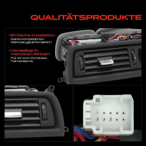 1x Luftdüse Armaturenbrett Vorne Mitte für BMW 5er F10 F11 2009-2017 Bild 1x Luftdüse Armaturenbrett Vorne Mitte für BMW 5er F10 F11 2009-2017
