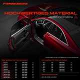 1x Türfeststeller Türfangband Türstopper Vorne für Fiat Tempra SW 159 Tipo 160