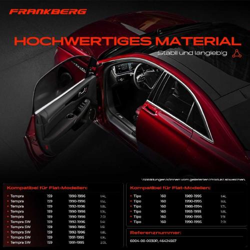 Frankberg 1x Türfeststeller Türfangband Türstopper Vorne für Fiat Tempra SW 159 Tipo 160 Bild Frankberg 1x Türfeststeller Türfangband Türstopper Vorne für Fiat Tempra SW 159 Tipo 160