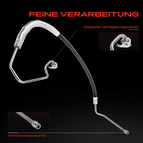 1x Servolenkung Schlauch für Ford Mondeo III B4Y B5Y BWY 2000-2007 2.0L 2.2L Bild 1x Servolenkung Schlauch für Ford Mondeo III B4Y B5Y BWY 2000-2007 2.0L 2.2L