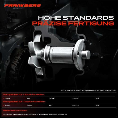 Frankberg 1x Wasserpumpe Kühlwasserpumpe für Lexus GS JZS147 300 Toyota Supra JZA8 3.0L Bild Frankberg 1x Wasserpumpe Kühlwasserpumpe für Lexus GS JZS147 300 Toyota Supra JZA8 3.0L
