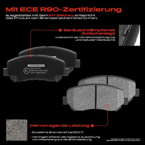 4x Bremsbeläge Vorderachse für Mazda CX-5 GH KE KF CX-5 Van KE 2.0L 2.2L 2.5L 2011-2025 Bild 4x Bremsbeläge Vorderachse für Mazda CX-5 GH KE KF CX-5 Van KE 2.0L 2.2L 2.5L 2011-2025
