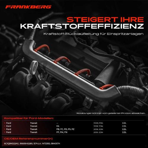 1x Leckkraftstoff für Ford Transit Bus Kasten Pritsche/Fahrgestell Tourneo Bild 1x Leckkraftstoff für Ford Transit Bus Kasten Pritsche/Fahrgestell Tourneo