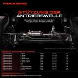 1x Lagerung Gelenkwelle Kardanwellenlager für Mercedes-Benz W204 W212 S212 C207 C218