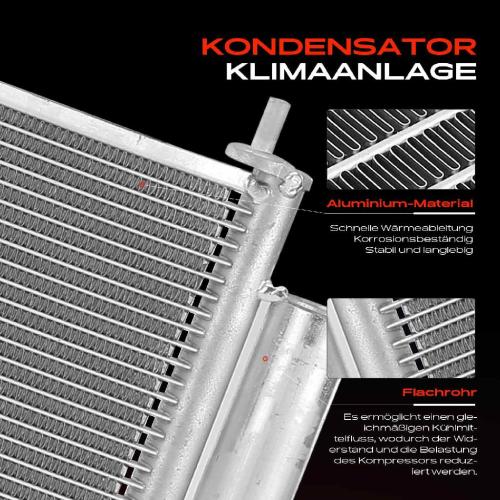 1x Kondensator Klimaanlage für Alfa Romeo Giulia 2.2 D Bj ab 2015 Bild 1x Kondensator Klimaanlage für Alfa Romeo Giulia 2.2 D Bj ab 2015