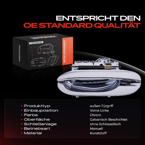 1x Türgriff Hinten Links außen für BMW 5er E39 5er Touring 2.0L 2.2L 2.5L 2.8L 2.9L 3.0L 3.5L 1995-2004 Bild 1x Türgriff Hinten Links außen für BMW 5er E39 5er Touring 2.0L 2.2L 2.5L 2.8L 2.9L 3.0L 3.5L 1995-2004