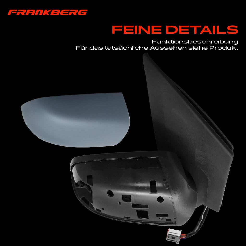 1x Außenspiegel Rechts für Ford Fiesta V Van JD JH 1.2L 1.3L 1.4L 1.6L 2.0L 2005-2010