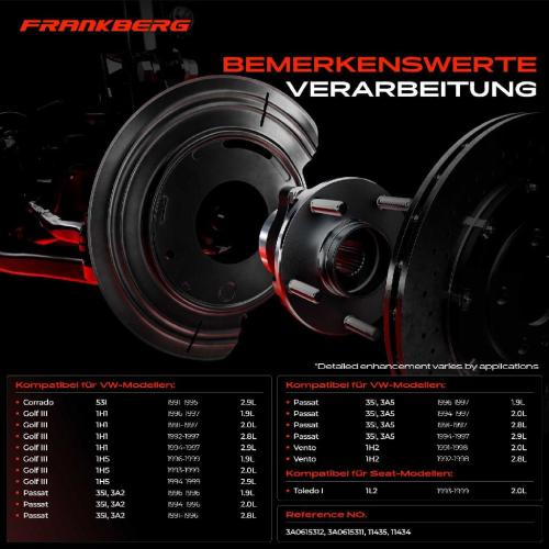 2x Ankerblech Bremsscheibe Vorderachse Beidseitig für VW Golf 3 1H1 1H5 Passat Vento Corrado Seat Bild 2x Ankerblech Bremsscheibe Vorderachse Beidseitig für VW Golf 3 1H1 1H5 Passat Vento Corrado Seat