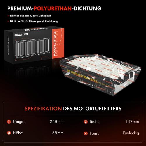 1x Luftfilter Filtereinsatz für KIA Rio III UB 1.2 1.25 CVVT 2011-2017 Benzin Bild 1x Luftfilter Filtereinsatz für KIA Rio III UB 1.2 1.25 CVVT 2011-2017 Benzin