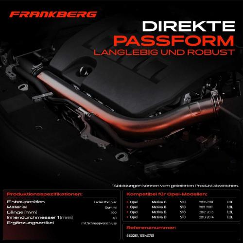 1x Kühlerschlauch Turboschlauch für Opel Meriva B MPV S10 1.2L 2010-2014 Bild 1x Kühlerschlauch Turboschlauch für Opel Meriva B MPV S10 1.2L 2010-2014