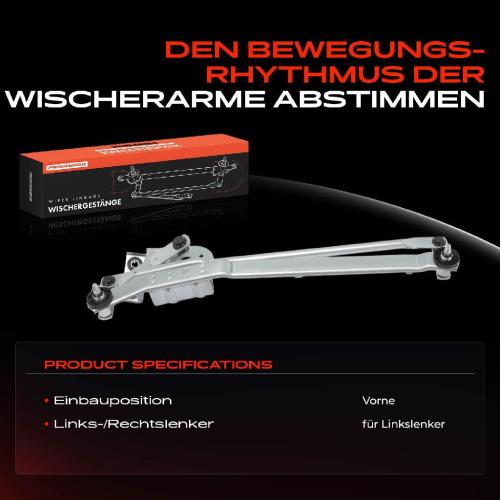 Frankberg 1x Wischergestänge Vorne für Fiat Seicento/600 187 287 1997-2010 Bild Frankberg 1x Wischergestänge Vorne für Fiat Seicento/600 187 287 1997-2010