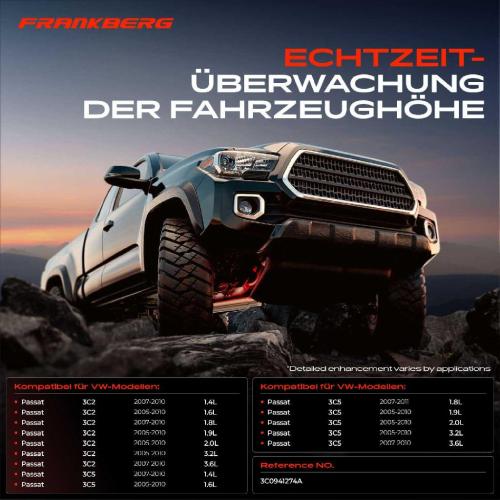 1x Höhensensor Niveauregulierung Vorne Links für VW Passat Variant 3C2 3C5 Bild 1x Höhensensor Niveauregulierung Vorne Links für VW Passat Variant 3C2 3C5