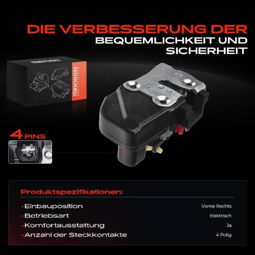 1x Türschloss Vorne Rechts für Chrysler 300 C LE LX 300 C Touring 2.7L 3.0L 3.5L 5.6L 6.1L 2004-2012 Bild 1x Türschloss Vorne Rechts für Chrysler 300 C LE LX 300 C Touring 2.7L 3.0L 3.5L 5.6L 6.1L 2004-2012